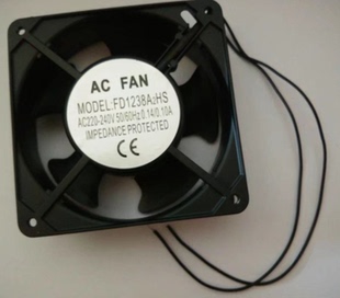 38线切割配件 120 线切割控制柜风扇220 240V带轴HB120