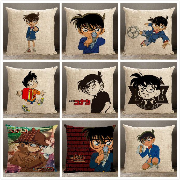 动漫抱枕名侦探柯南床头靠垫定做