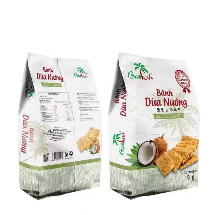 越南进口特产椰子烤饼薄饼脆休闲网红零食独立包装