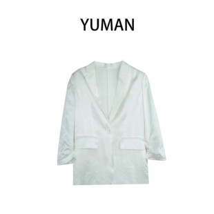 外套女宽松显瘦西服上衣MM520 羽曼YUHAN～重奢定制～西装