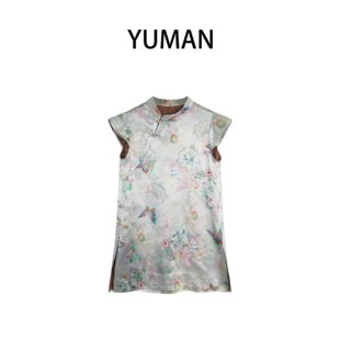 上衣YM1969 羽曼YUHAN～重奢定制～100人丝长款