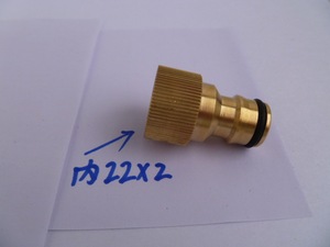 。全铜车载电动洗车泵接头家用洗车刷铜奶嘴开关接头M18*1.522*2