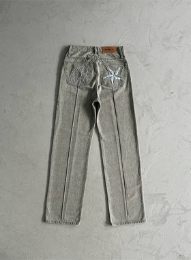 Corteiz Denim Jeans男士牛仔裤UK原创高品质刺绣Jacket牛仔套装