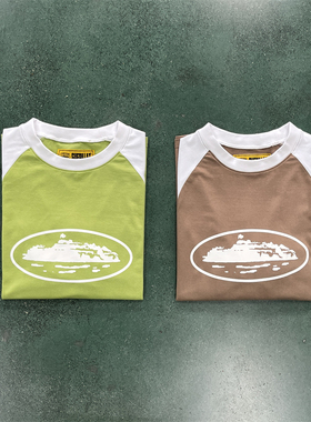 Corteiz 秋冬季恶魔岛加绒纯棉卫裤套装潮流圆领卫衣休闲时尚衬衫