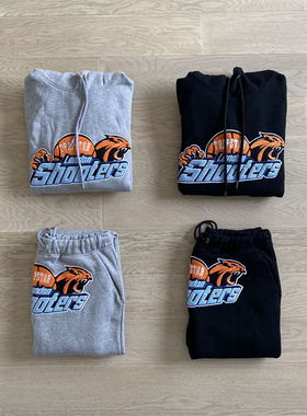 Trapstar 橙虎套装高版本刺绣黑灰款时尚连帽保暖服饰UK London