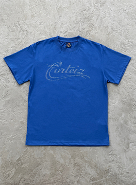 Corteiz恶魔岛印花短袖 Constellation Tee -Royal Blue 男女潮牌