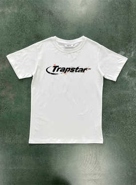 Trapstar夏季薄款印花圆领短袖T恤高街宽松休闲潮流百搭套头纯棉