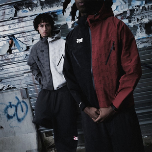 Mertra 高街撞色连帽 Umbro Water reactive 硬壳衣男防水冲锋衣