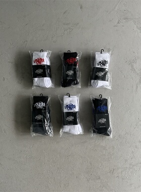 SYNA 新款时尚春秋款ins潮流非纯棉街头男女同款中筒袜（2双装）