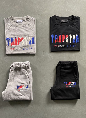 Trapstar Shorts Suits男士经典短袖套装Top质量UK Drill