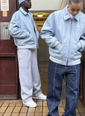 Corteiz 新款街头男女款翻领拉链夹克外套宽松休闲百搭高品质秋季