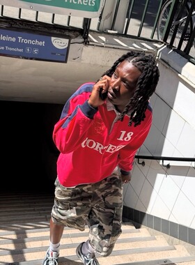 Corteiz 新款街头男女款长袖秋季休闲运动镶板橄榄球红色刺绣球服