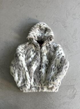 Corteiz 新款时尚纯白野性美原创男女款优雅外套秋冬现货毛茸上衣