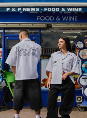 Broken Planet 夏季新款街头嘻哈男女牛仔裤宽松休闲百搭五分短裤