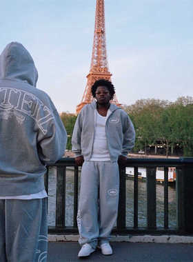 Corteiz 春秋季宽松时尚刺绣运动服卫衣外套休闲裤套装男女款潮流