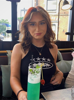 Corteiz 百搭修身显瘦美式复古恶魔岛外穿罗纹无袖背心街头风夏季