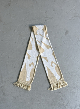 Corteiz Black Scarf冬季围巾星星原创高品质CRTZ刺绣