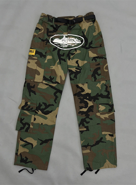 Corteiz新款时尚男式长裤工装裤迷彩运动春秋季宽松top品质多口袋