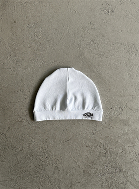 SYNA 新款百搭白色针织帽个性时尚保暖男女同款透气冷帽包头帽子
