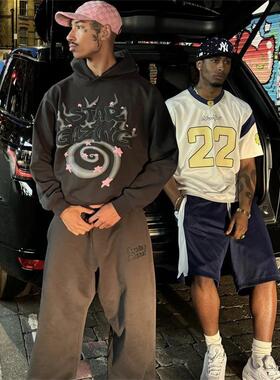 Broken Planet 新款美式发泡粉观星者卫衣宽松连帽潮男女秋冬百搭