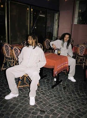 Corteiz 秋冬季时尚流行刺绣高质量百搭夹克长裤潮流男女款套装