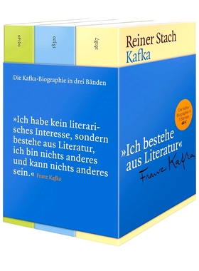 卡夫卡传记三册套装 关键岁月早年知识岁月 德文原版 Reiner Stach Die 莱纳·施塔赫 Kafka-Biographie in drei Bänden