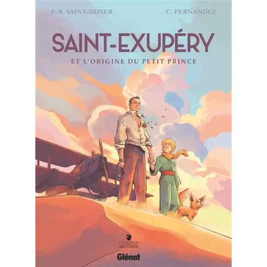 预售 圣埃克苏佩里与小王子 全彩漫画 80周年纪念 法语原版 Saint-Exupéry et l’origine du Petit Prince