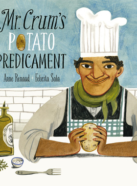 现货 英文原版 薯片的诞生 Felicita Sala插画绘本 精装 Mr. Crum's Potato Predicament