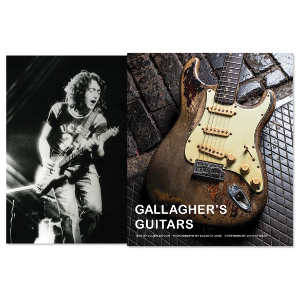 罗里&middot;加拉格尔的吉他 收藏吉他图鉴 英文原版 精装画册 爱尔兰吉他手 摇滚布鲁斯 Gallagher&rsquo;s Guitars: The Rory Gallagher Co