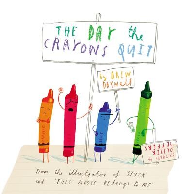 预订 蜡笔戒掉的那一天 认知启蒙 颜色认知 英文 蜡笔的那一天 Day The Crayons..., The The Day the Crayons Quit:9780399255373