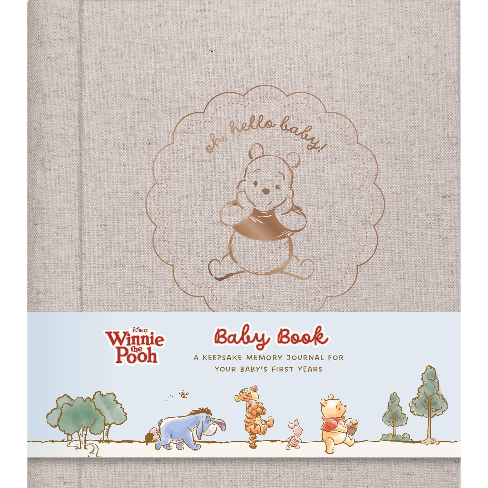 现货 小熊维尼宝宝记录簿 百年纪念 孕期礼物 成长剪贴簿 Disney Winnie the Pooh Baby Book 英文原版