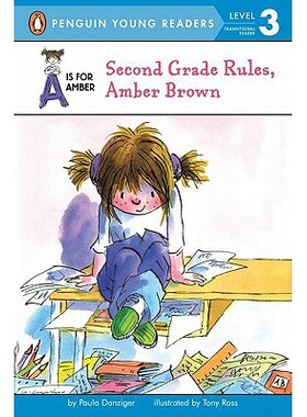 预订 二年级规则，琥珀布朗 英文 英文读物 桥梁书 虚构类 A代表安珀 Second Grade Rules, Amber Brown