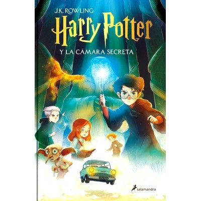 现货 西班牙语原版 哈利波特与密室 新封面 Xavier Bonet插画 Harry Potter y la camara secreta