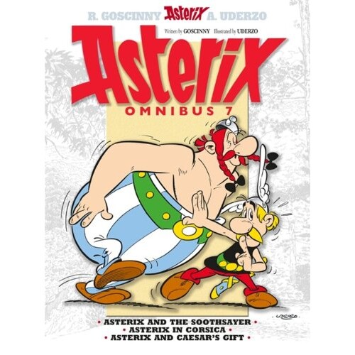 英文原版 高卢英雄历险记 19-21 合订本 卷七 儿童漫画 Asterix Omnibus 7 神算师 阿斯特克斯在科西嘉 凯撒的礼物