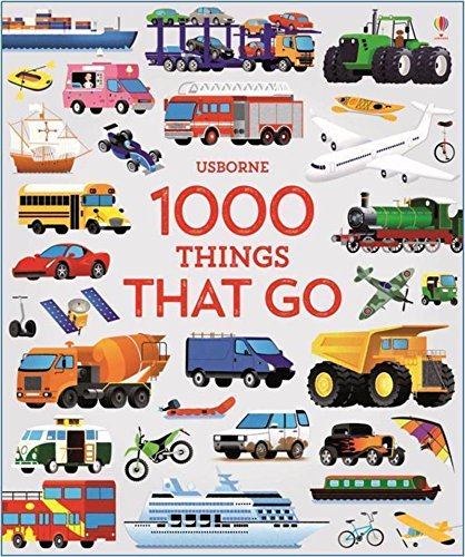 英文原版 Usborne 1000种交通工具精装大开本儿童启蒙认知书 1000 Things That Go