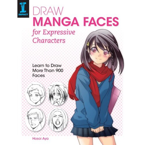预订 绘制富有表现力的漫画人物面部表情 学习绘制900多张面孔 绘画技法 素描 绘画教程 英文版 Draw Manga Faces for Expressive