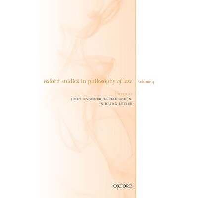 预订 Oxford Studies in Philosophy of Law Volume 4 牛津法律哲学研究（第四卷） 9780192848871