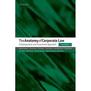 The Anatomy of Corporate Law A Comparative and Functional Approach 公司法剖析: 比较功能法 9780198724315
