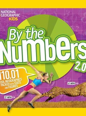 预订 By the Numbers 2.0：110.01 包含统计数据和数据的炫酷信息图表（按数字） 数学 数字大揭秘系列 英文 By the Numbers 2.0: