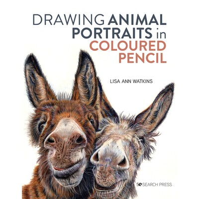 预订 用彩色铅笔画动物肖像 绘画技法 素描 绘画教程 英文版 Drawing Animal Portraits in Coloured Pencil:9781782218630