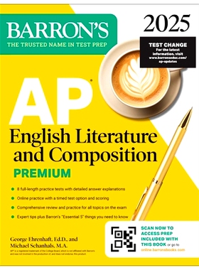 AP English Literature and Composition Premium, 2025: Prep Book with 8 Practice Tests + Comprehensive Review + Online Pr
