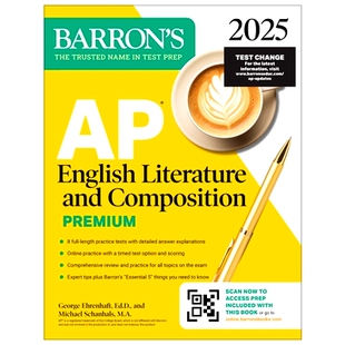 AP English Literature and Composition Premium, 2025: Prep Book with 8 Practice Tests + Comprehensive Review + Online Pr