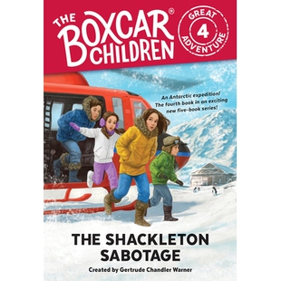 预订 沙克尔顿破坏活动 英文 悬疑侦探故事 棚车少年大冒险 The Shackleton Sabotage