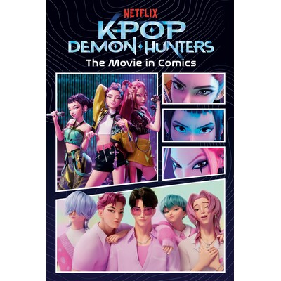 K-POP猎魔女团 动画电影漫画 英文原版 网飞奥斯卡获奖动画电影 儿童漫画 KPop Demon Hunters The Movie in Comics