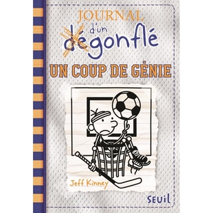 Jeff 法国进口书 coup génie 预售 少儿入门读物 Journal Kinney dégonflé 法语版 小屁孩日记16