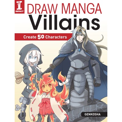 预订 绘制漫画反派 创建 50 个字符 绘画技法 素描 绘画教程 英文版 Draw Manga Villains:9781440351617