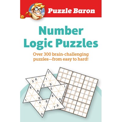 预订 Puzzle Baron 的数字逻辑谜题:超过 300 个脑力挑战谜题 从易到难 游戏和活动 逻辑和脑筋急转弯 拼图男爵 英文 Puzzle Baro