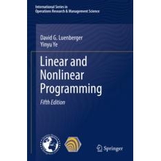 Linear and Nonlinear Programming 线性与非线性规划 第5版 9783030854522