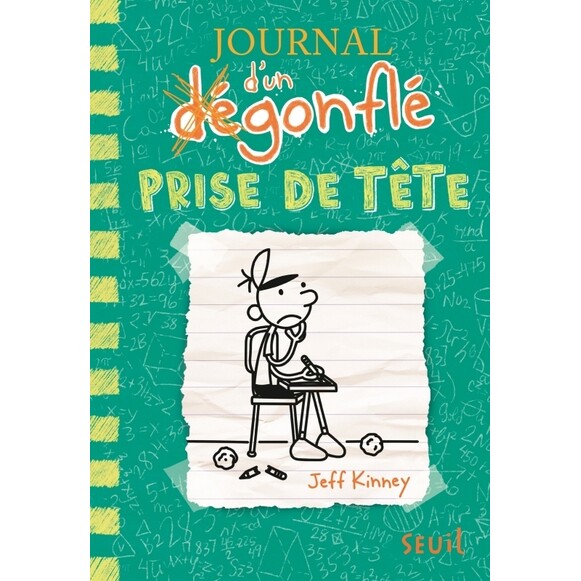 预售 小屁孩日记18 法语版 Jeff Kinney 少儿入门读物 Journal d'un dégonflé 法国进口书 Prise de tête
