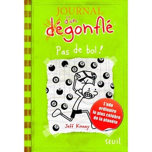 dégonflé bol 书 Journal 预售 少儿入门读物 法国进口原版 小屁孩日记8 Jeff 法语版 Pas Kinney